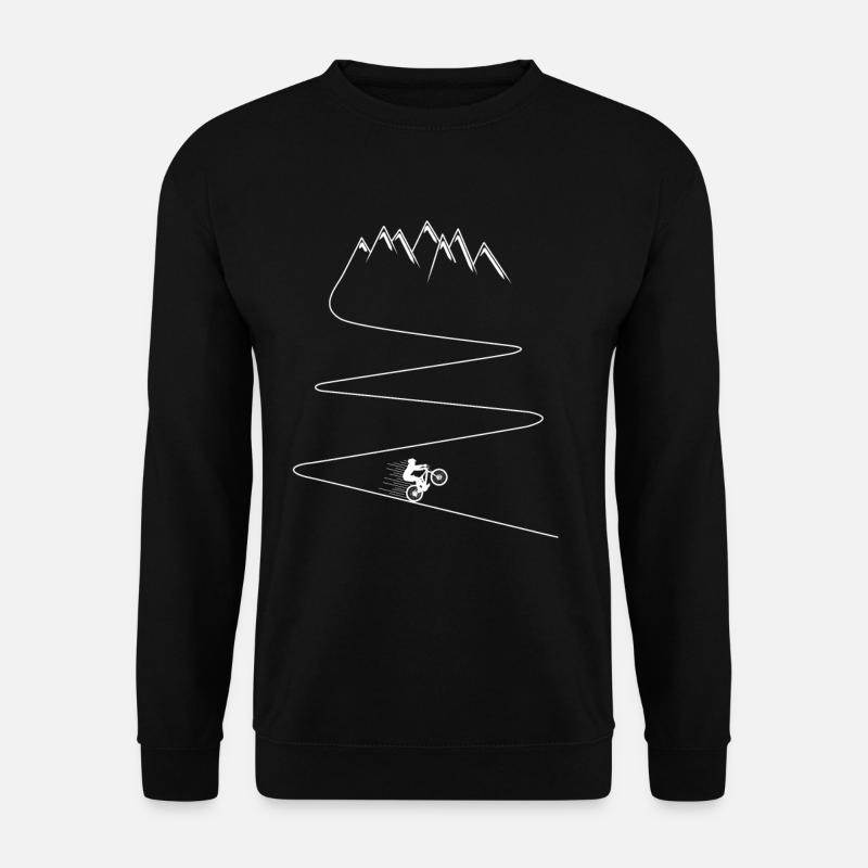 VTT vtt enduro VTT biker - Sweat-shirt Unisexe - noir