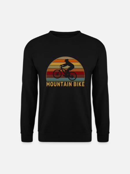 MTB Mountain Bike Enduro MTB MTB Fahrer - Unisex Pullover - Schwarz