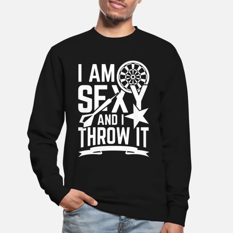 Fléchettes sexy fléchettes fléchettes fléchettes jeu de fléchettes Sweat-shirt Unisexe
