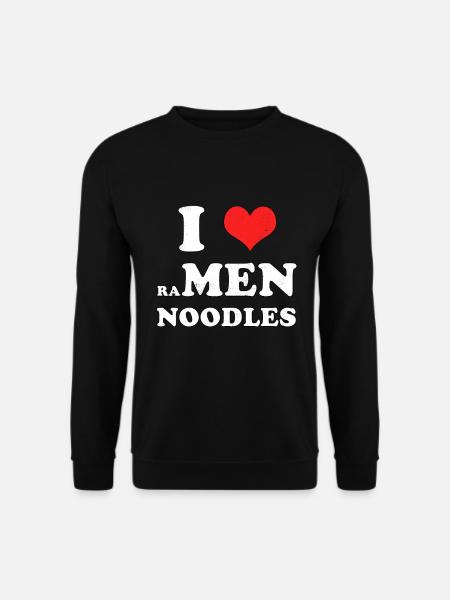 I love ramen - Unisex Sweatshirt - black