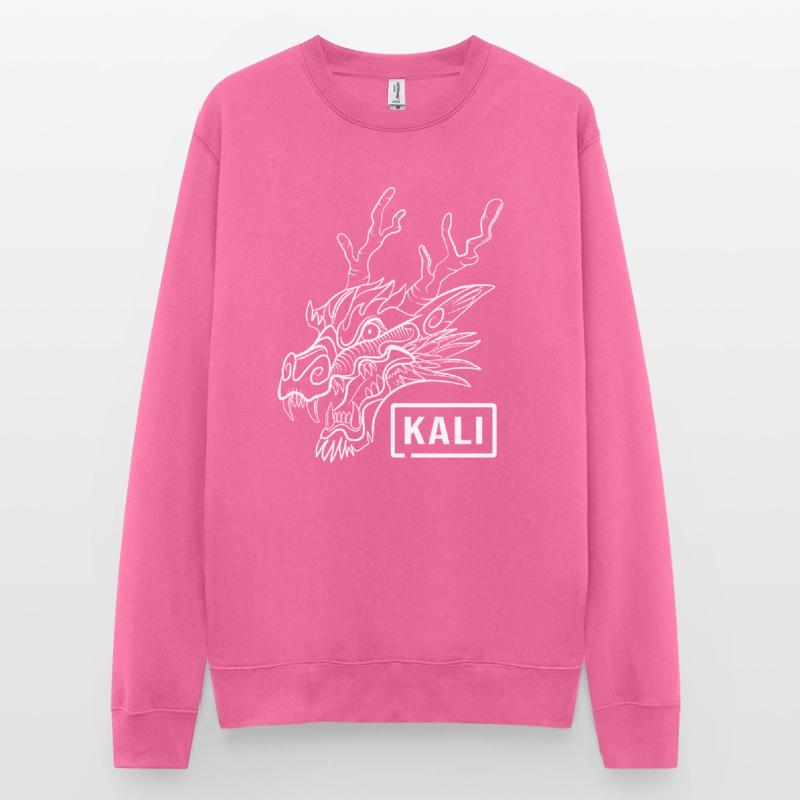 Kali Linux Computer Administrator Tux Dragon Head Unisex Sweatshirt