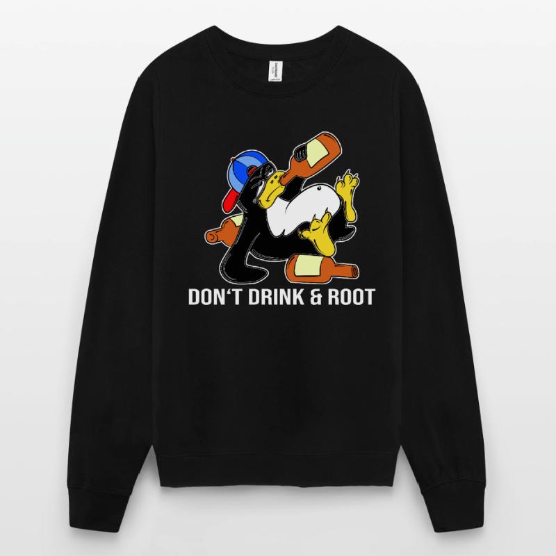 Linux Pinguin Sudo Admin Lustig Informatik PC Nerd Unisex Pullover