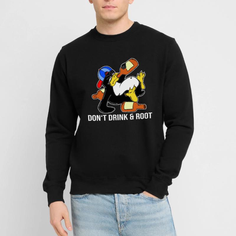 Linux Pinguin Sudo Admin Lustig Informatik PC Nerd Unisex Pullover