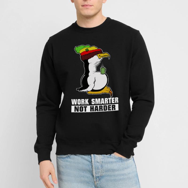 Linux Pinguin Kaffeepause Rasta Informatik PC Nerd Unisex Pullover
