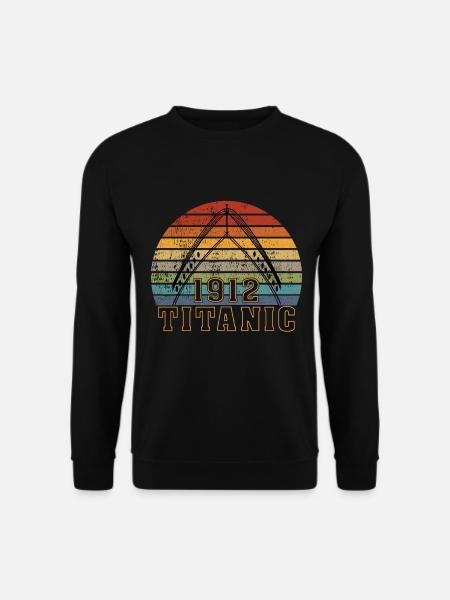 Titanic 1912 Seemann Matrose Skipper Kreuzfahrt - Unisex Pullover - Schwarz