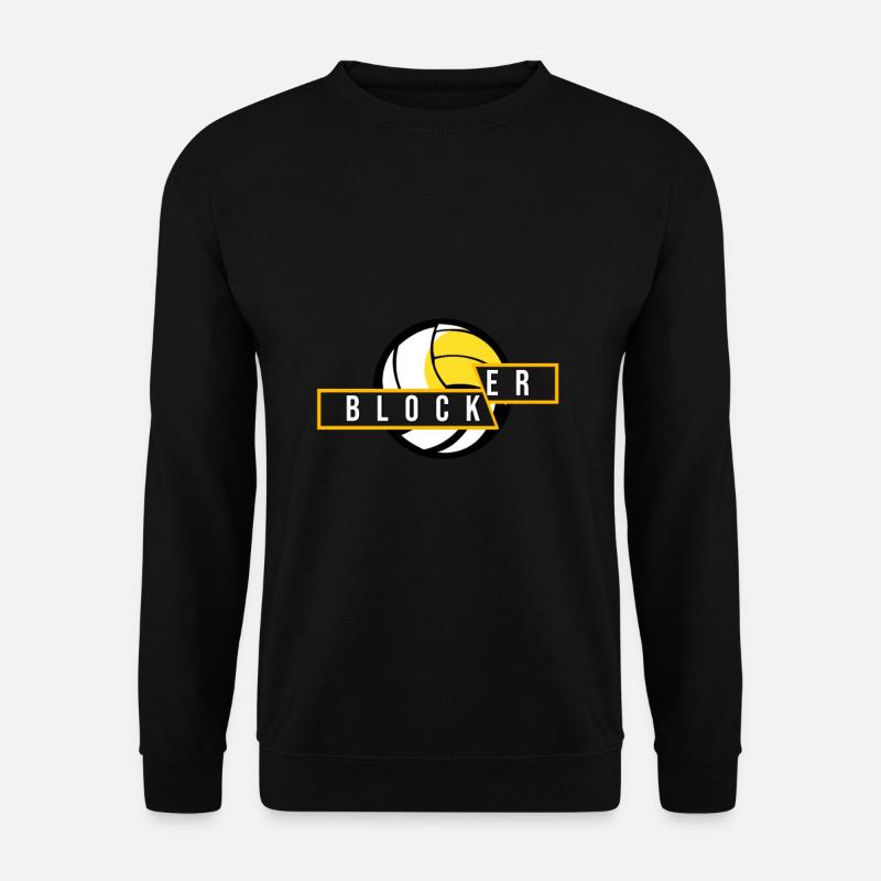 Volleyball Blocker - Unisex Pullover - Schwarz