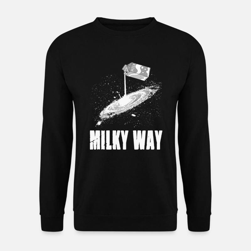 Voie lactée pour un astronome Star Observer - Sweat-shirt Unisexe - noir