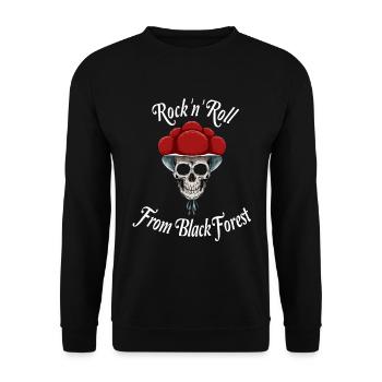 Rock n Roll de la Forêt-Noire - Sweat-shirt Unisexe - noir - Devant - Alina (178cm) & Michal (187cm)