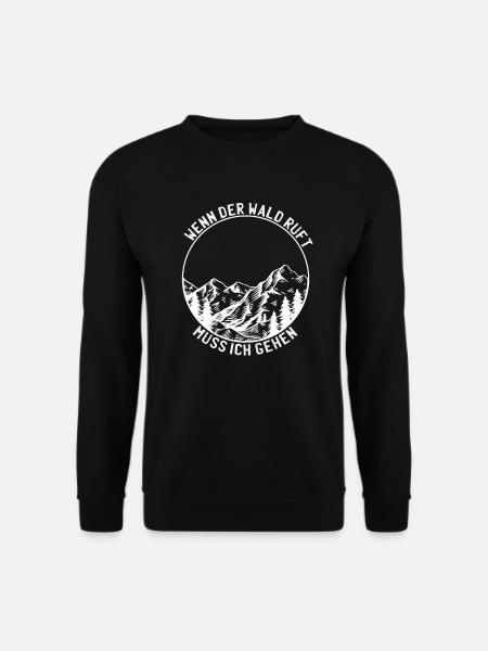Der Wald Ruft - Unisex Pullover - Schwarz
