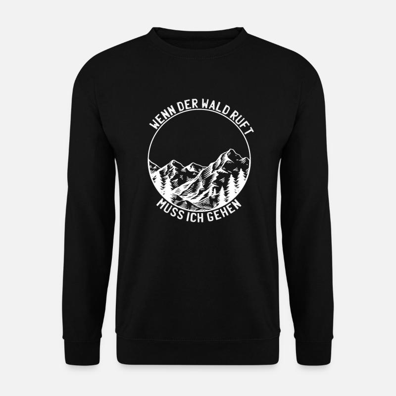 Der Wald Ruft - Unisex Pullover - Schwarz