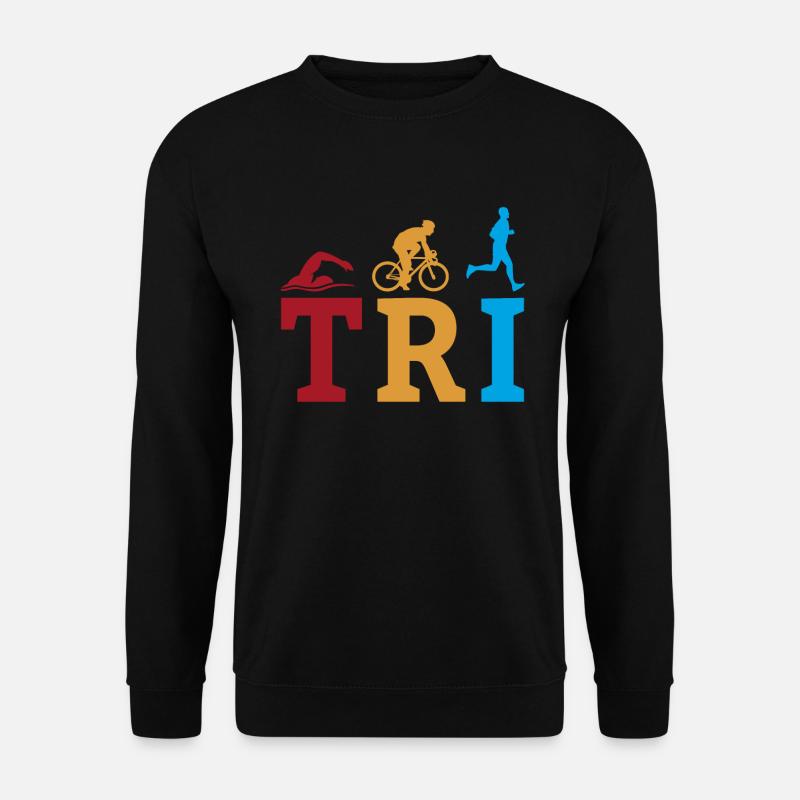 TRI Triathlete Triathlon - Unisex Sweatshirt - black