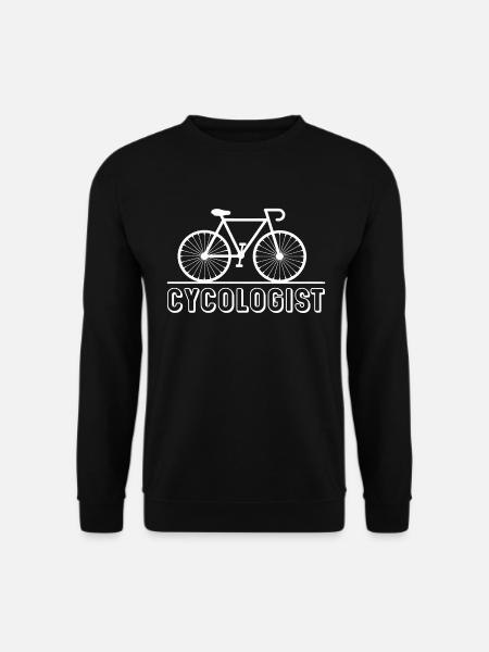 Cykolog cykel t-shirt cykel - Unisex sweater - sort