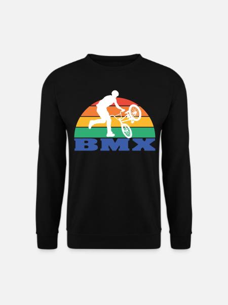 Roue BMX | BMX conducteur | BMX Course - Sweat-shirt Unisexe - noir