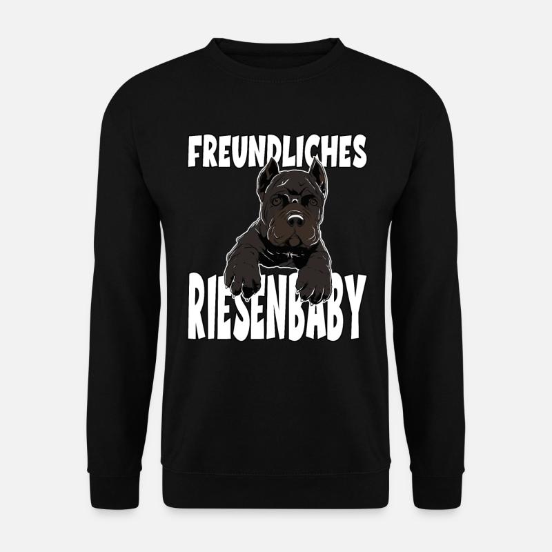 Cane Corso Freundliches Riesenbaby - Unisex Pullover - Schwarz