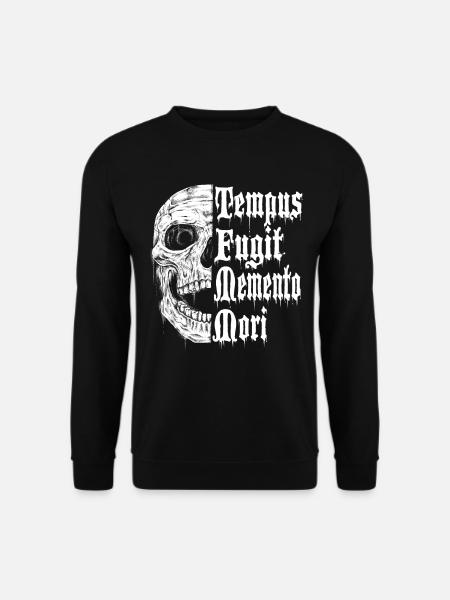 Tempus Fugit Memento Mori - Unisex Pullover - Schwarz