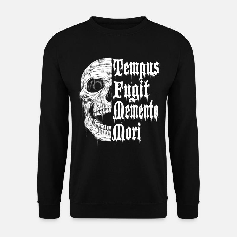 Tempus Fugit Memento Mori - Unisex Sweatshirt - black