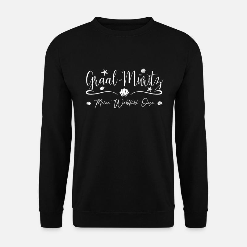 Meine Wohlfühl-Oase Ostseeheilbad Graal-Müritz - Unisex Pullover - Schwarz