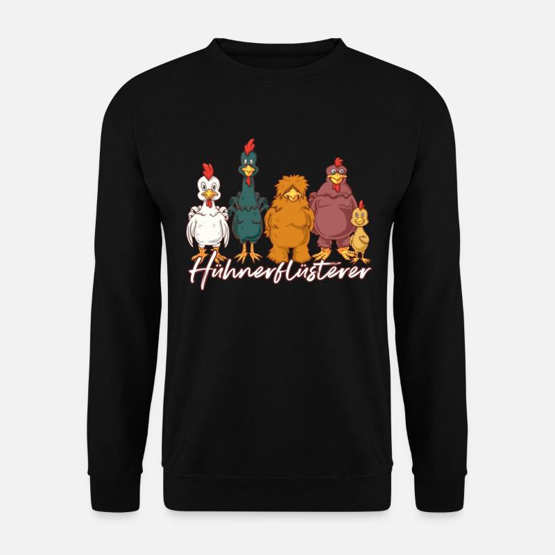 Hühnerflüsterer - Unisex Pullover - Schwarz