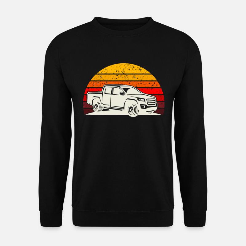 Retro t-shirt pick-up - Unisex Sweatshirt - black