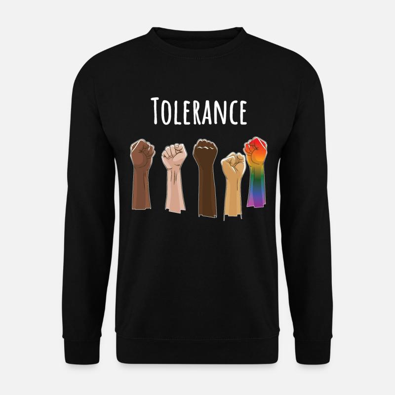 Tolerance Equal Rights - Sweat-shirt Unisexe - noir