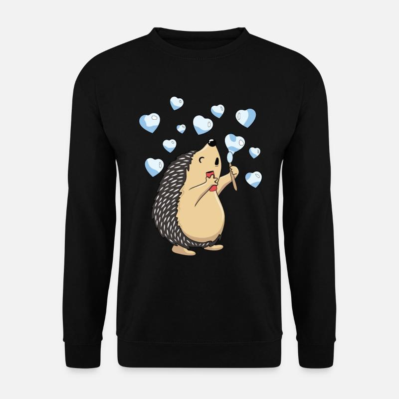 Ein süßer Igel Kostüm - Unisex Pullover - Schwarz