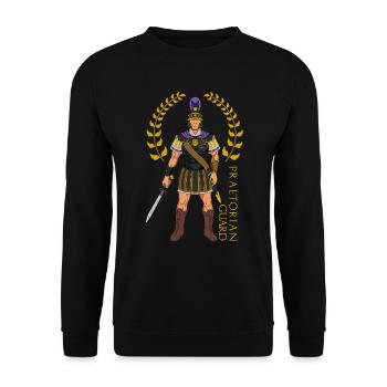 Guard of the Roman Emperor - Praetorian Guard - Unisex Sweatshirt - black - Front - Alina (178cm) & Michal (187cm)