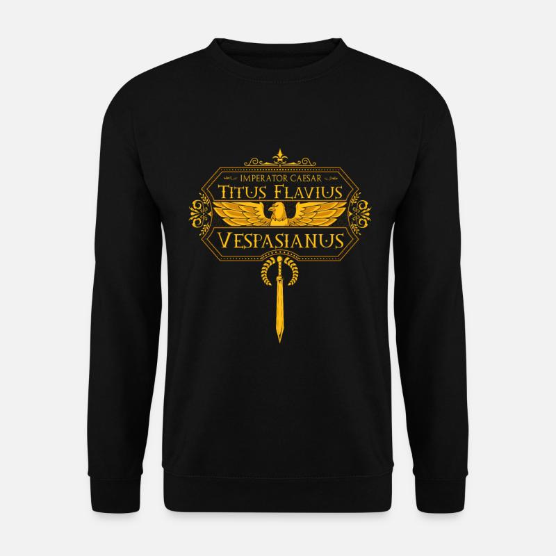 Roman Emperors - Vespasian - Unisex Sweatshirt - black
