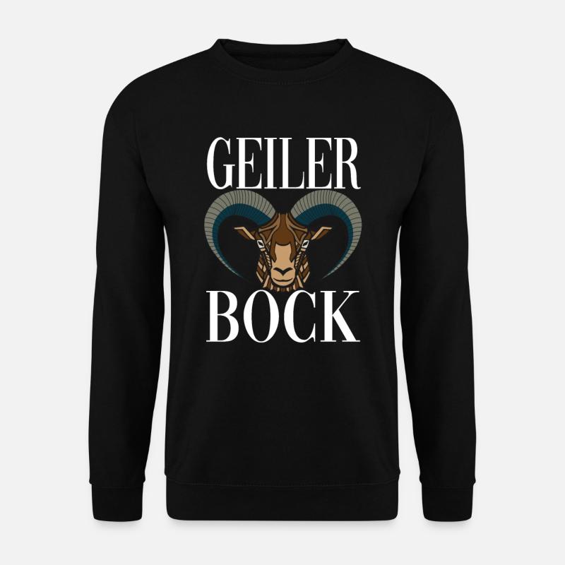 Geiler Bock - Unisex Pullover - Schwarz