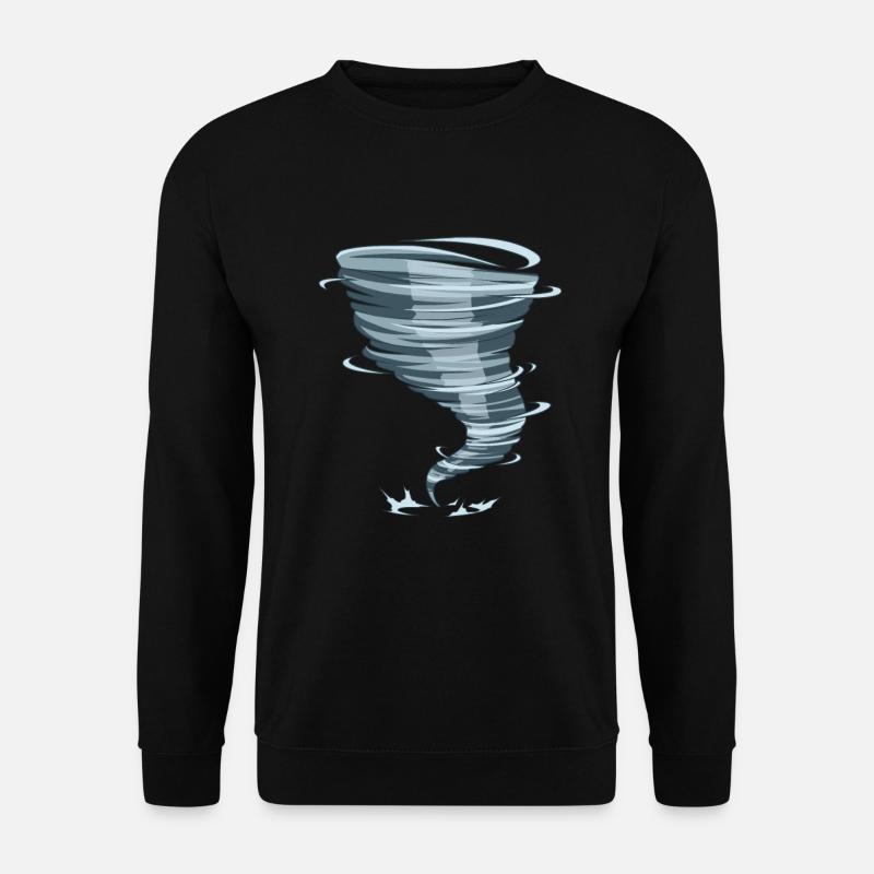 Cyclone de tempête pour un chasseur de tempête - Sweat-shirt Unisexe - noir