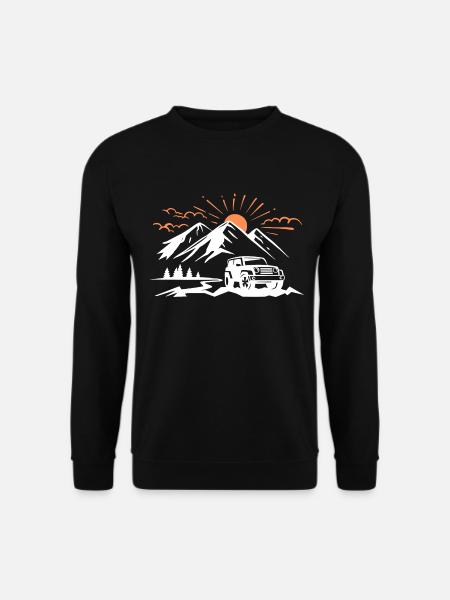 off road 4x4 off-road off-road vehicle - Unisex Sweatshirt - black