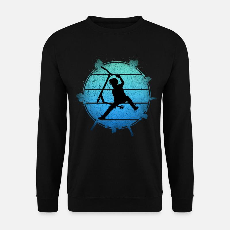 Stunt Scooter Freestyle - Unisex Pullover - Schwarz