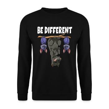 Different Cane Corso - Unisex Pullover - Schwarz - Vorne - Alina (178cm) & Michal (187cm)