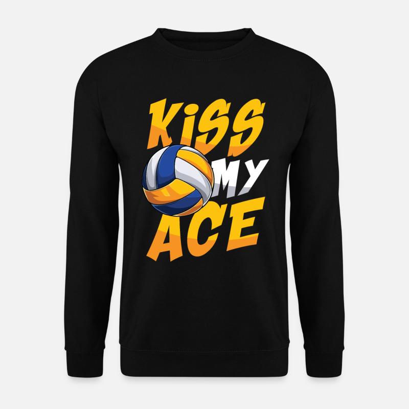 Kiss My Ace - Unisex Pullover - Schwarz
