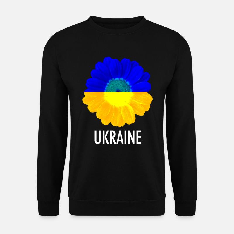 UKRAINE - Unisex Pullover - Schwarz