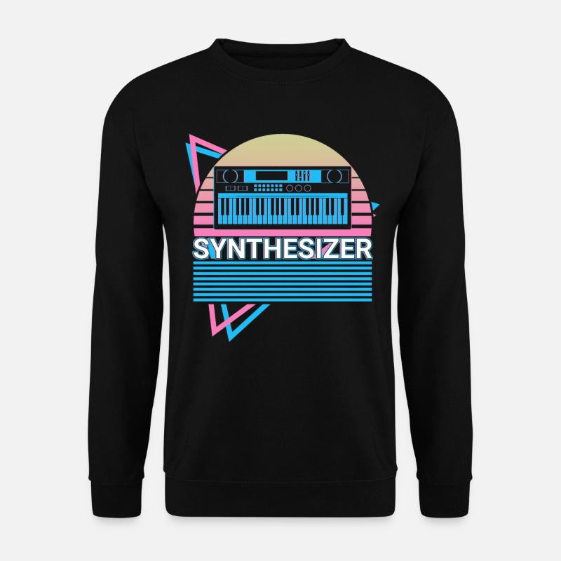 Synthesizer Retro Gift - Unisex Sweatshirt - black