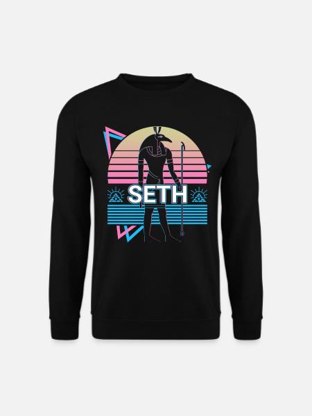 Seth Dieu Égyptien Egypte Cadeau - Sweat-shirt Unisexe - noir
