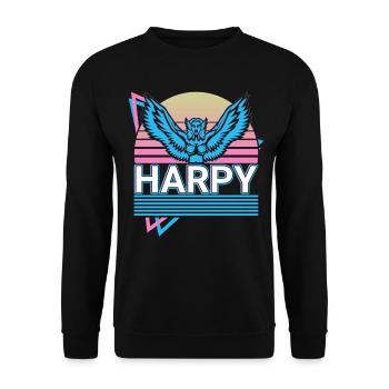 Harpie Mythologie Grecque Cadeau - Sweat-shirt Unisexe - noir - Devant - Alina (178cm) & Michal (187cm)
