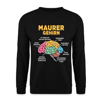 Maurer - Unisex Pullover - Schwarz - Vorne - Alina (178cm) & Michal (187cm)