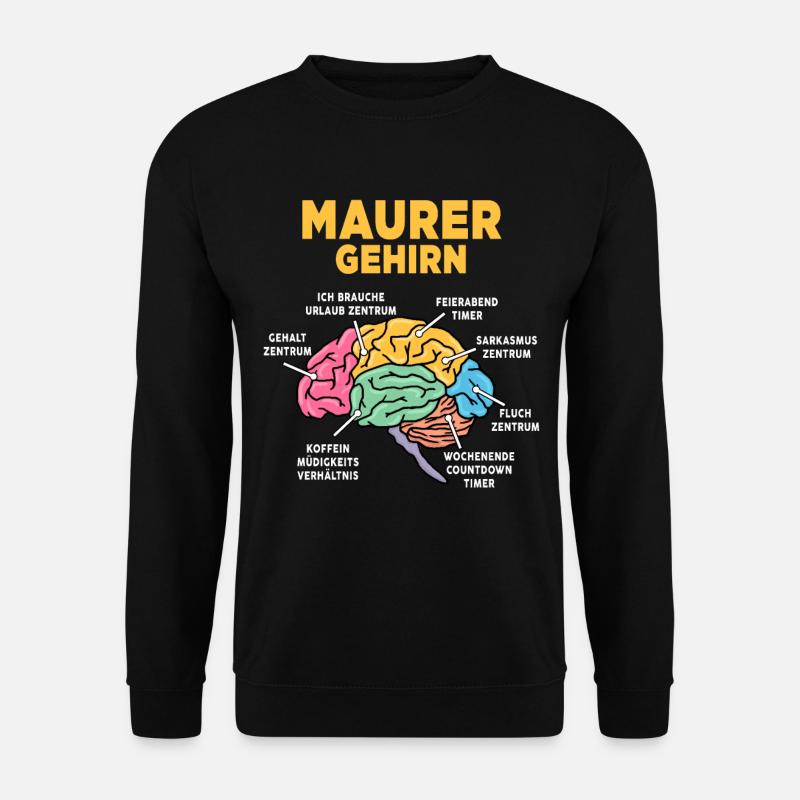 Maurer - Unisex Pullover - Schwarz