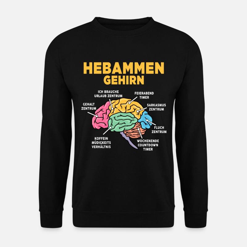Hebammen - Unisex Pullover - Schwarz