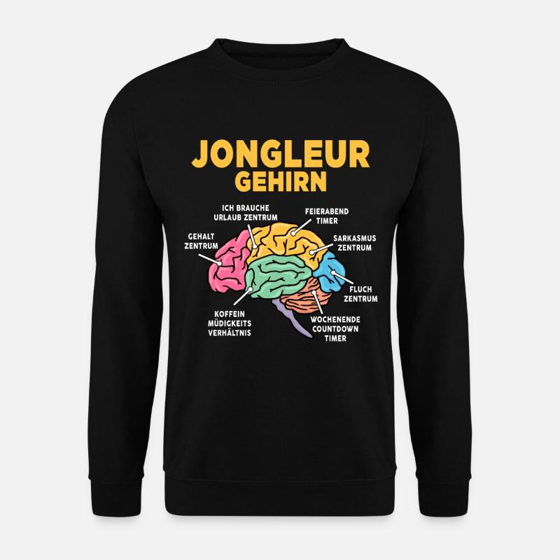 Jongleur - Unisex Pullover - Schwarz