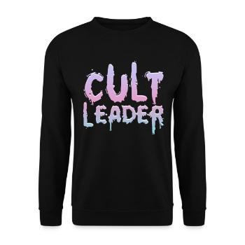 Chef de secte Pastel Goth Occult Witchcraft Gesch - Sweat-shirt Unisexe - noir - Devant - Alina (178cm) & Michal (187cm)