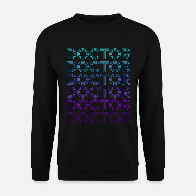 Doktor Retro - Unisex Pullover - Schwarz