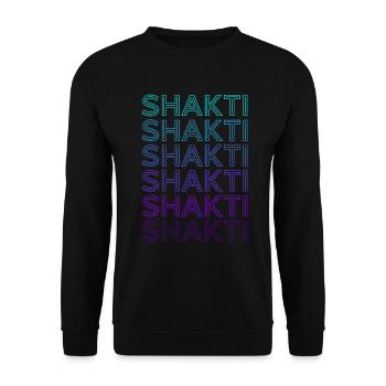 Shakti Déesse hindoue Mythologie Hindouisme Rétro - Sweat-shirt Unisexe - noir - Devant - Alina (178cm) & Michal (187cm)