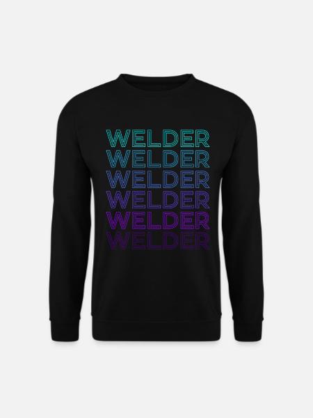 Welder Welding Welding Retro - Unisex Sweatshirt - black