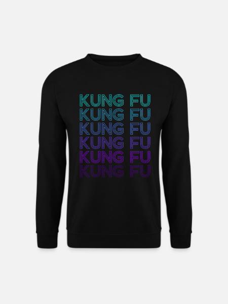 Kung Fu Retro - Unisex Sweatshirt - black