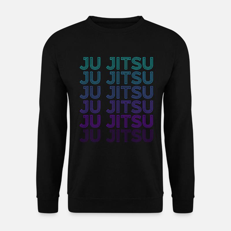 Ju Jitsu BJJ Retro - Unisex Sweatshirt - black