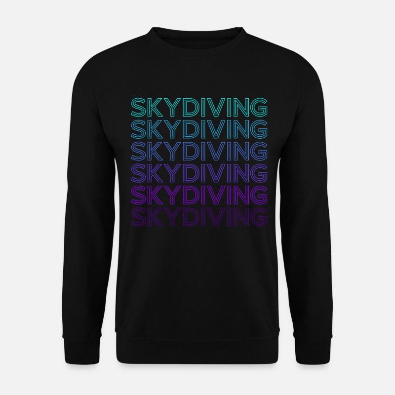 Skydiving Parachutists Parachutesp - Unisex Sweatshirt - black