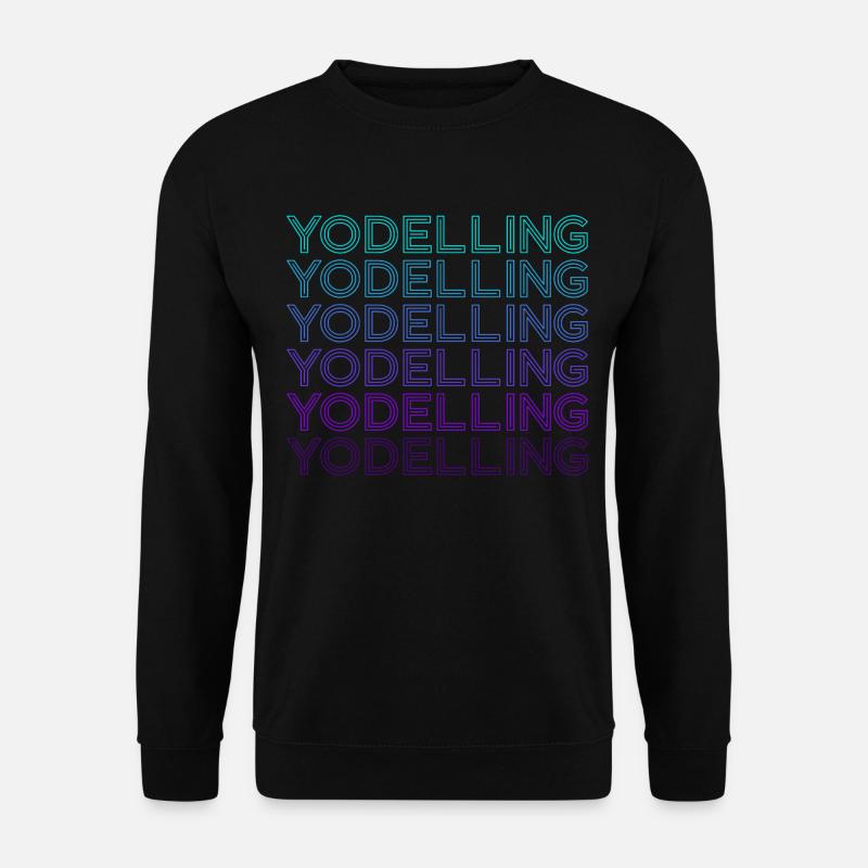 Jodel-Retro - Unisex Pullover - Schwarz