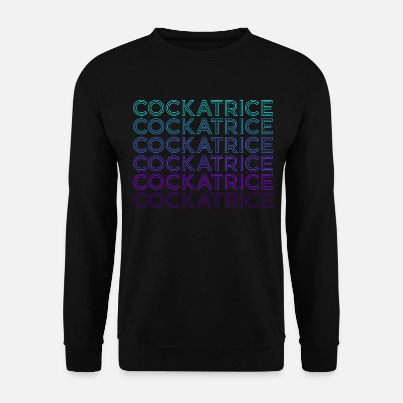 Korallenriff Retro - Unisex Pullover - Schwarz